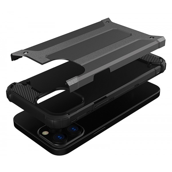 POWERTECH Θήκη Hybrid Armor MOB-1660 για iPhone 13 Pro Max, γκρι