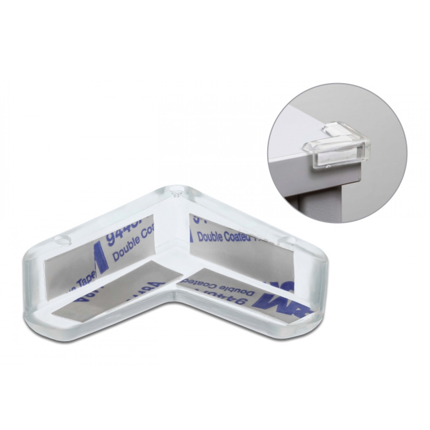 DELOCK προστατευτικό γωνίας 18408, για τραπέζι, 40x40x13mm, διάφανο DELOCK προστατευτικό γωνίας 18408, για τραπέζι, 40x40x13mm, διάφανο