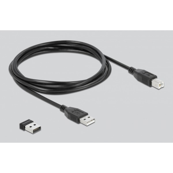 DELOCK barcode scanner 1D & 2D 90562, 2.4 GHz/Bluetooth/USB, μαύρο