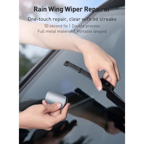 BASEUS επισκευαστής μάκτρων υαλοκαθαριστήρων αυτοκινήτου CRXFQ-0A, γκρι
