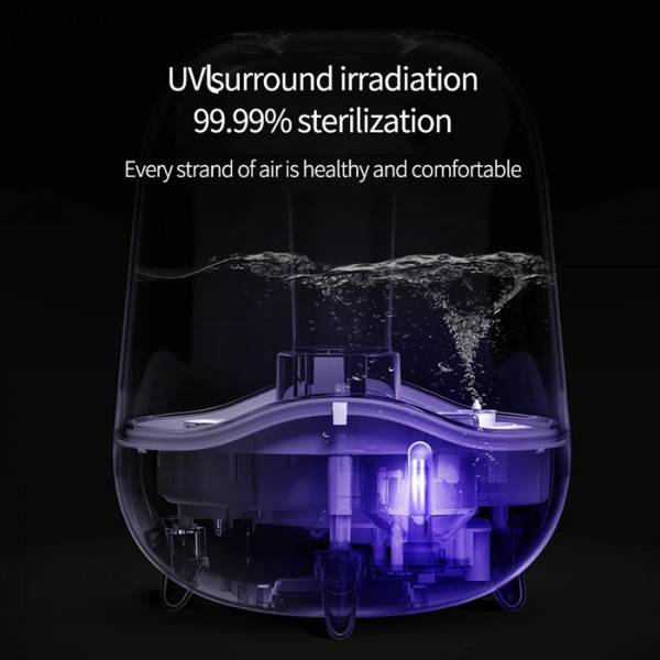 DEERMA υγραντήρας F327W, με χρονοδιακόπτη, 5L, μαύρος