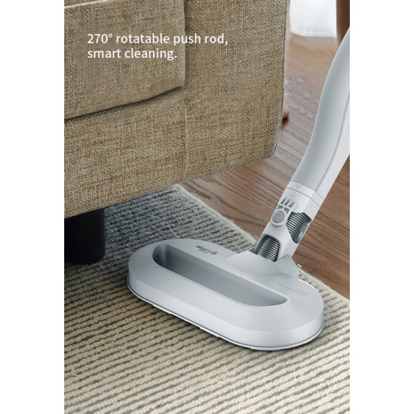 DEERMA ηλεκτρική σκούπα DX800, 600W, 0.8L, 82dB, 15kPa, λευκή
