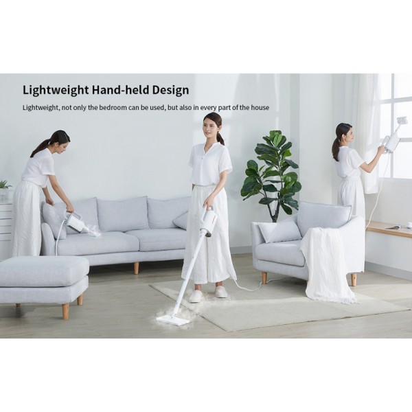 DEERMA ατμοκαθαριστής ZQ610, με 5 κεφαλές, 1700W, 230ml, λευκός DEERMA ατμοκαθαριστής ZQ610, με 5 κεφαλές, 1700W, 230ml, λευκός