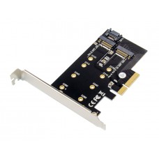 POWERTECH κάρτα επέκτασης 4x PCIe σε M.2 B & M NGFF/NVME ST59