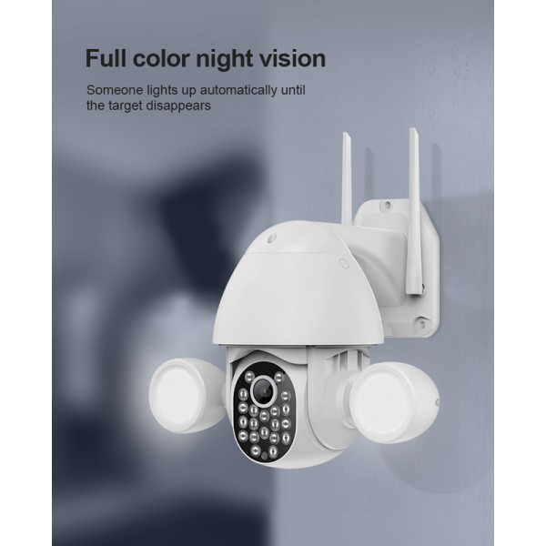 SECTEC smart IP PTZ κάμερα ST-967-5M-TY, με PIR & προβολείς, Wi-Fi, 5MP SECTEC smart IP PTZ κάμερα ST-967-5M-TY, με PIR & προβολείς, Wi-Fi, 5MP