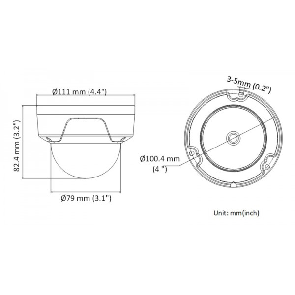HIKVISION HIWATCH IP κάμερα HWI-D121H, POE, 2.8mm, 2MP, IP67 & IK10 HIKVISION HIWATCH IP κάμερα HWI-D121H, POE, 2.8mm, 2MP, IP67 & IK10