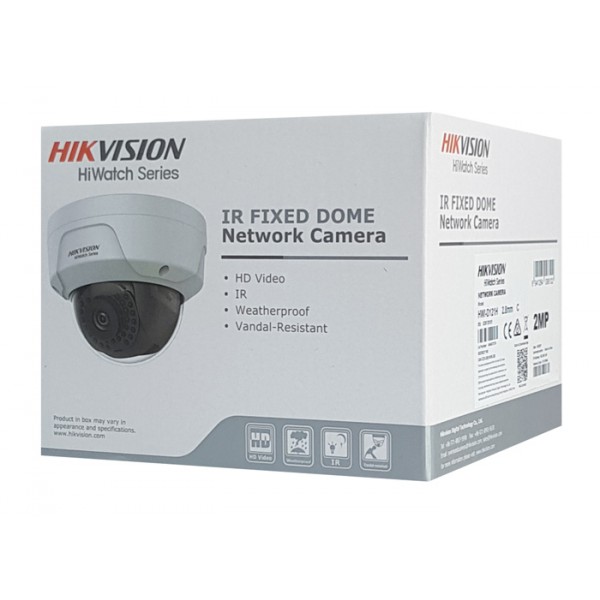 HIKVISION HIWATCH IP κάμερα HWI-D121H, POE, 2.8mm, 2MP, IP67 & IK10 HIKVISION HIWATCH IP κάμερα HWI-D121H, POE, 2.8mm, 2MP, IP67 & IK10