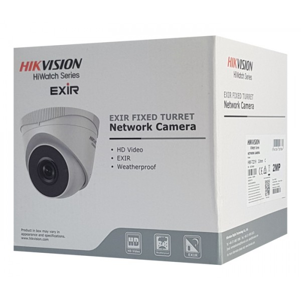 HIKVISION HIWATCH IP κάμερα HWI-T221H, POE, 2.8mm, 2MP, IP67 HIKVISION HIWATCH IP κάμερα HWI-T221H, POE, 2.8mm, 2MP, IP67