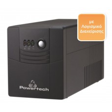 POWERTECH UPS Line Interactive PT-1500, 1500VA, 900W