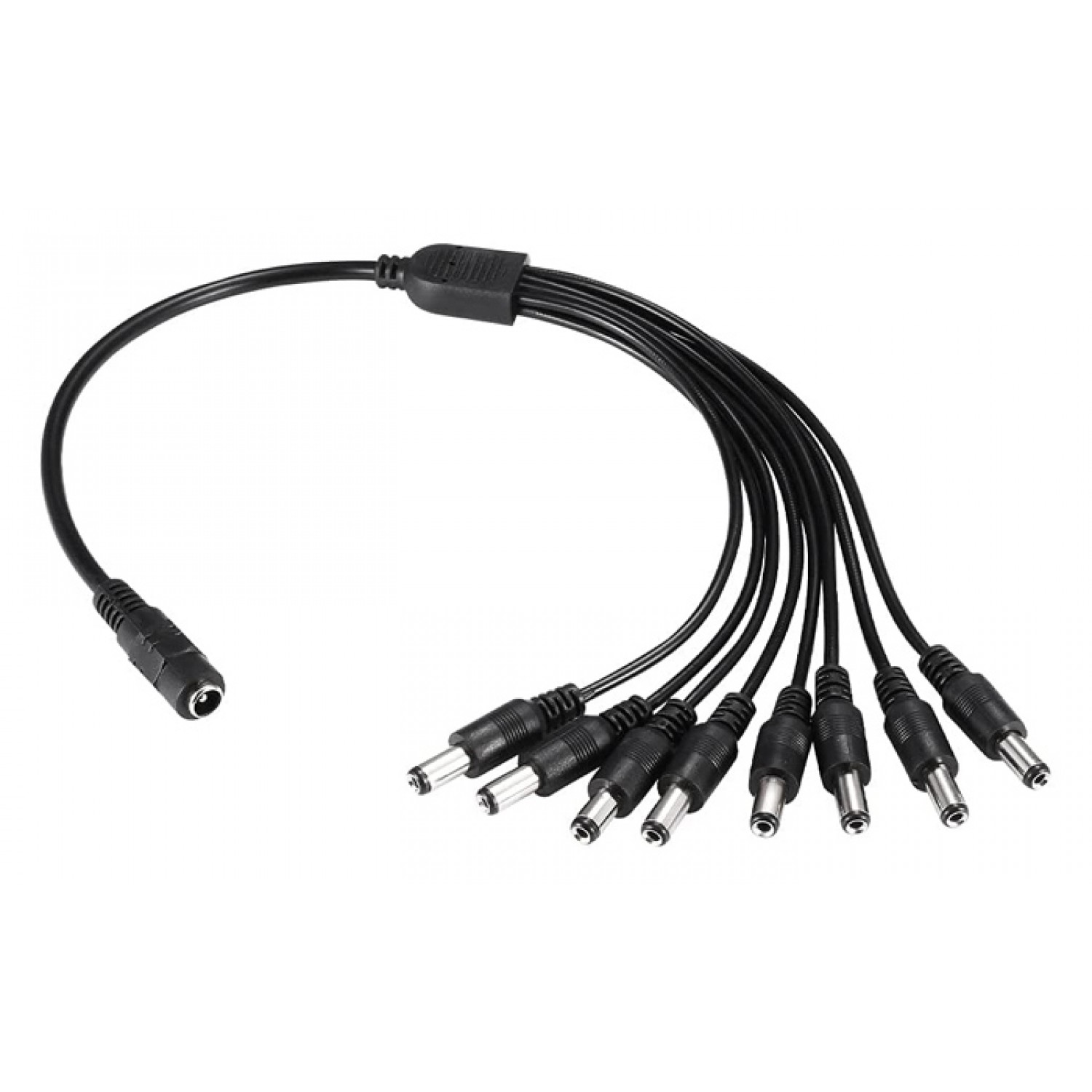 FOLKSAFE splitter DC1F8M, 1 θηλυκό σε 8 αρσενικά, 5.5x2.1mm, 4τμχ FOLKSAFE splitter DC1F8M, 1 θηλυκό σε 8 αρσενικά, 5.5x2.1mm, 4τμχ