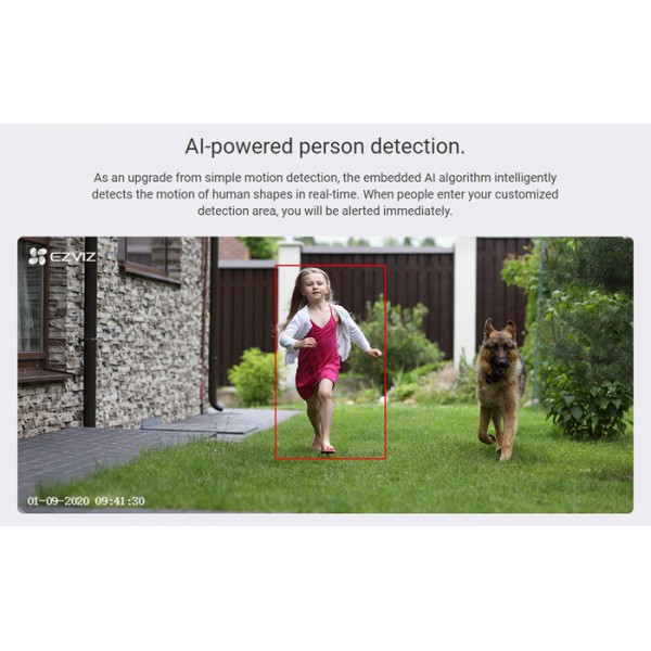 EZVIZ smart Camera CS-C3N, 2MP, Full HD, 2.8mm, Wi-Fi, IP67 EZVIZ smart Camera CS-C3N, 2MP, Full HD, 2.8mm, Wi-Fi, IP67