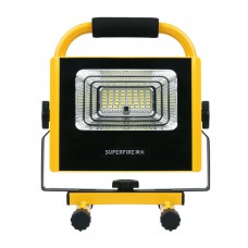 SUPFIRE φορητός προβολέας FS1-A, τηλεκοντρόλ, 25W, 4500mAh, 8000K, IP54