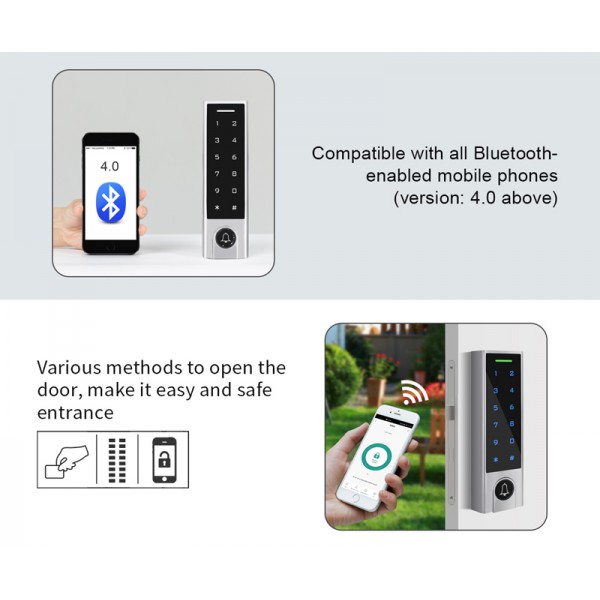SECUKEY αυτόνομο πληκτρολόγιο πρόσβασης SCK-H3-BT, αδιάβροχο, Bluetooth SECUKEY αυτόνομο πληκτρολόγιο πρόσβασης SCK-H3-BT, αδιάβροχο, Bluetooth