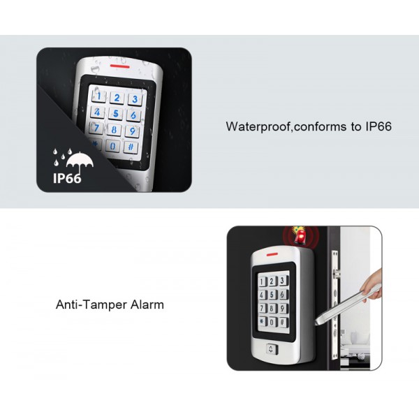 SECUKEY αδιάβροχο πληκτρολόγιο πρόσβασης SCK-K9, 125KHz SECUKEY αδιάβροχο πληκτρολόγιο πρόσβασης SCK-K9, 125KHz