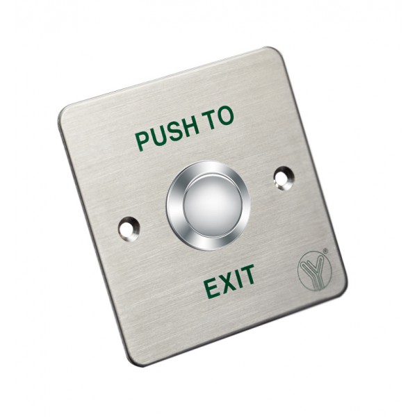 YLI ELECTRONIC χωνευτό μπουτόν PBK-810C, 86 x 86mm, 3Α, ασημί YLI ELECTRONIC χωνευτό μπουτόν PBK-810C, 86 x 86mm, 3Α, ασημί