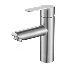 Αναμεικτική βρύση μπάνιου SNW-0002, ανοξείδωτη, ασημί