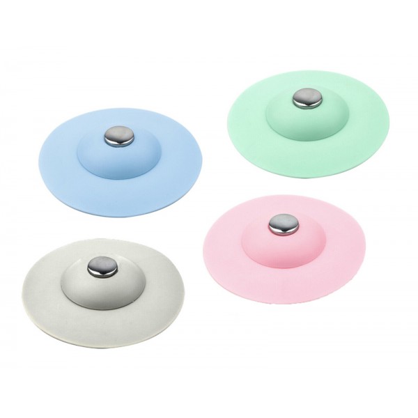 Τάπα σιφωνιού Flex Drain Stop με συκρατητή τριχών, σιλικόνη, mix color Τάπα σιφωνιού Flex Drain Stop με συκρατητή τριχών, σιλικόνη, mix color