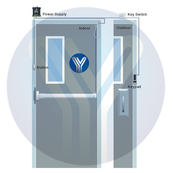 YLI ELECTRONIC χωνευτό μπουτόν PBK-810C, 86 x 86mm, 3Α, ασημί YLI ELECTRONIC χωνευτό μπουτόν PBK-810C, 86 x 86mm, 3Α, ασημί