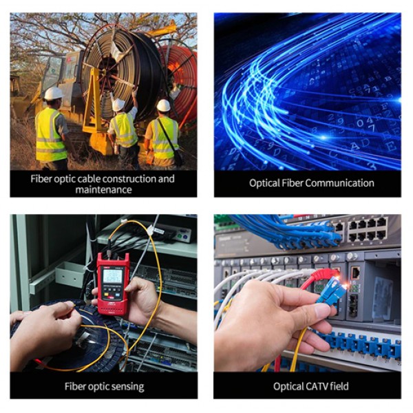 UNI-T πολύμετρο οπτικών ινών UT695D-10, με φακό, 800nm-1700nm, 1050mAh