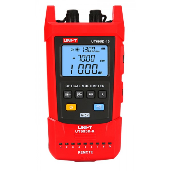 UNI-T πολύμετρο οπτικών ινών UT695D-10, με φακό, 800nm-1700nm, 1050mAh