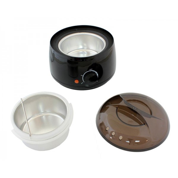 Κεριέρα αποτρίχωσης AG37C με ρυθμιστή θερμοκρασίας, 400ml, μαύρη