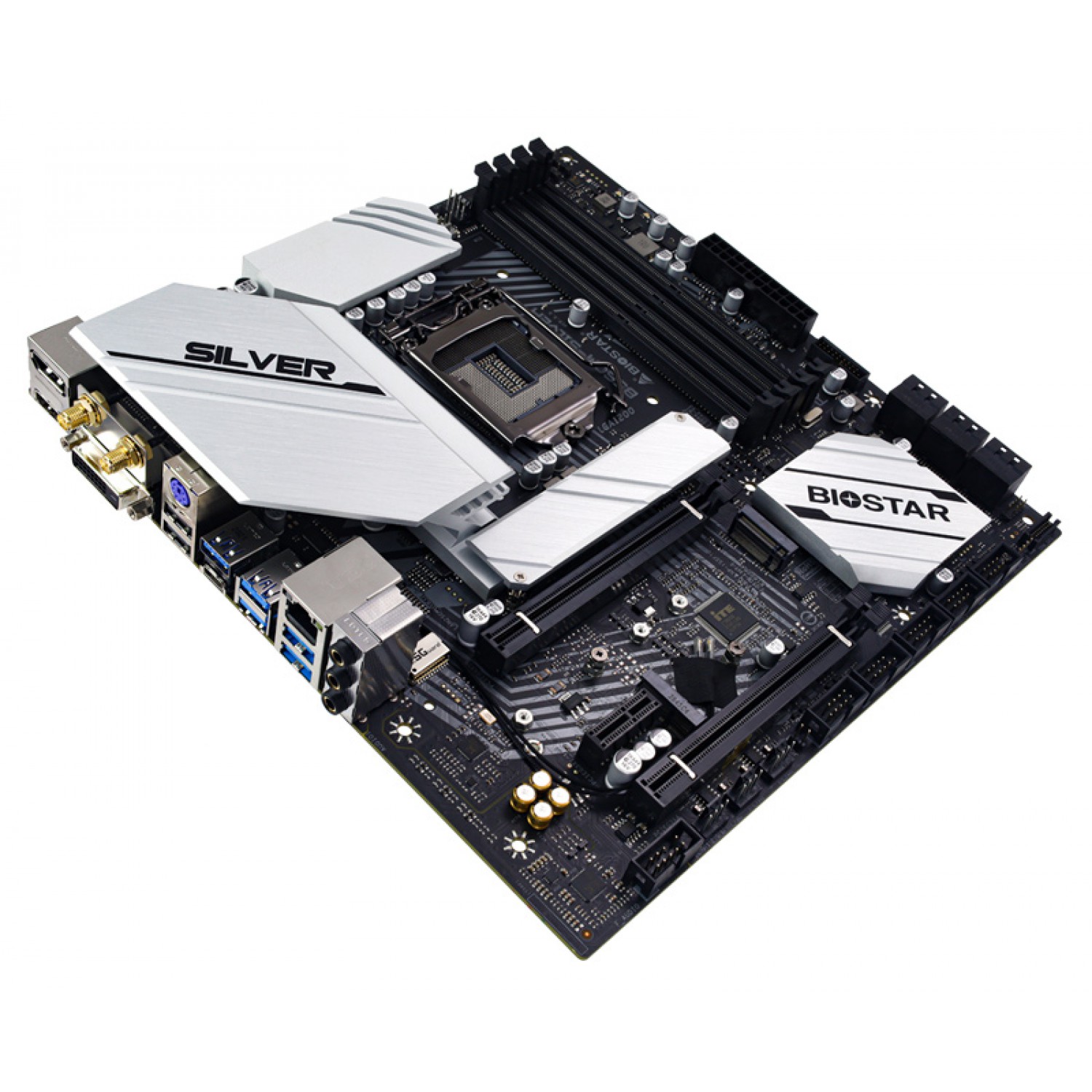 BIOSTAR μητρική B560M-SILVER, 4x DDR4, s1200, USB 3.2, mATX, Ver. 5.0