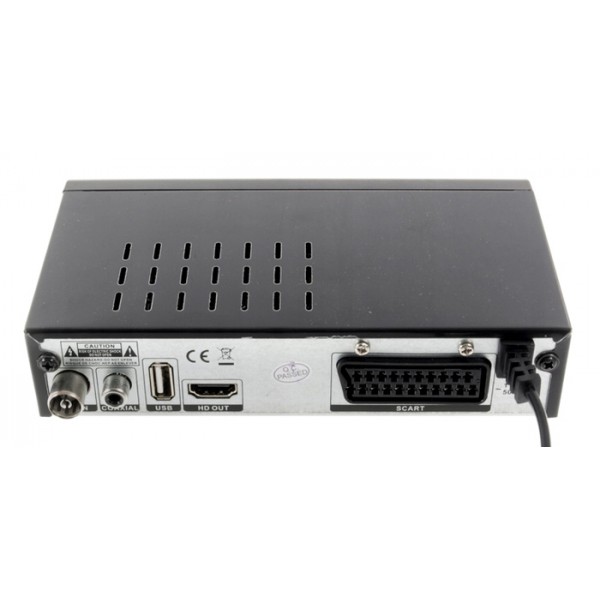 CABLETECH ψηφιακός δέκτης με τηλεχειριστήριο URZ0336B, DVB-T2 HEVC H.265