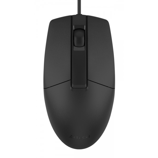 A4TECH ενσύρματο ποντίκι OP-330S, 1200DPI, 3 αθόρυβα πλήκτρα, μαύρο A4TECH ενσύρματο ποντίκι OP-330S, 1200DPI, 3 αθόρυβα πλήκτρα, μαύρο