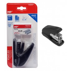 MP συρραπτικό με ανταλλακτικά PA604, 24/6-26/6, 20 φύλλα, μαύρο