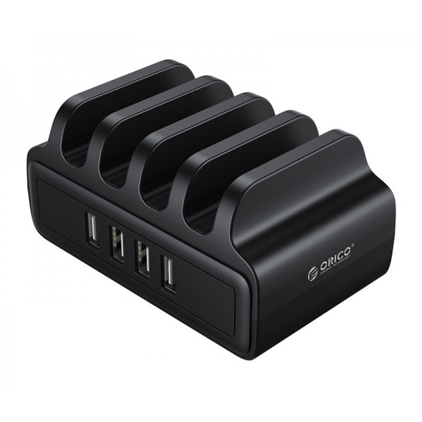 ORICO USB σταθμός φόρτισης DUK-4P, 4x USB, 30W, μαύρος ORICO USB σταθμός φόρτισης DUK-4P, 4x USB, 30W, μαύρος