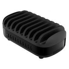 ORICO USB σταθμός φόρτισης DUK-10P, 10x USB, 120W, μαύρος