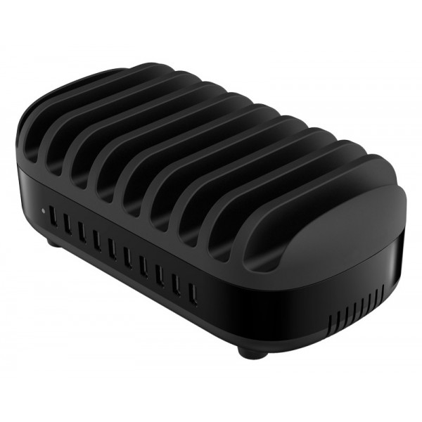 ORICO USB σταθμός φόρτισης DUK-10P, 10x USB, 120W, μαύρος ORICO USB σταθμός φόρτισης DUK-10P, 10x USB, 120W, μαύρος