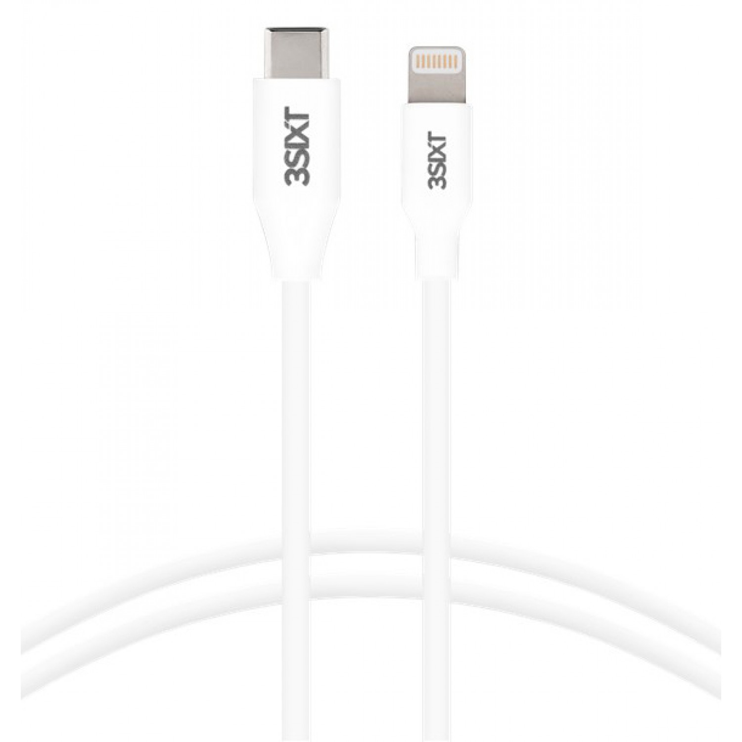 3SIXT καλώδιο USB Type-C σε Lightning 3S-1378, 60W, 1m, λευκό 3SIXT καλώδιο USB Type-C σε Lightning 3S-1378, 60W, 1m, λευκό