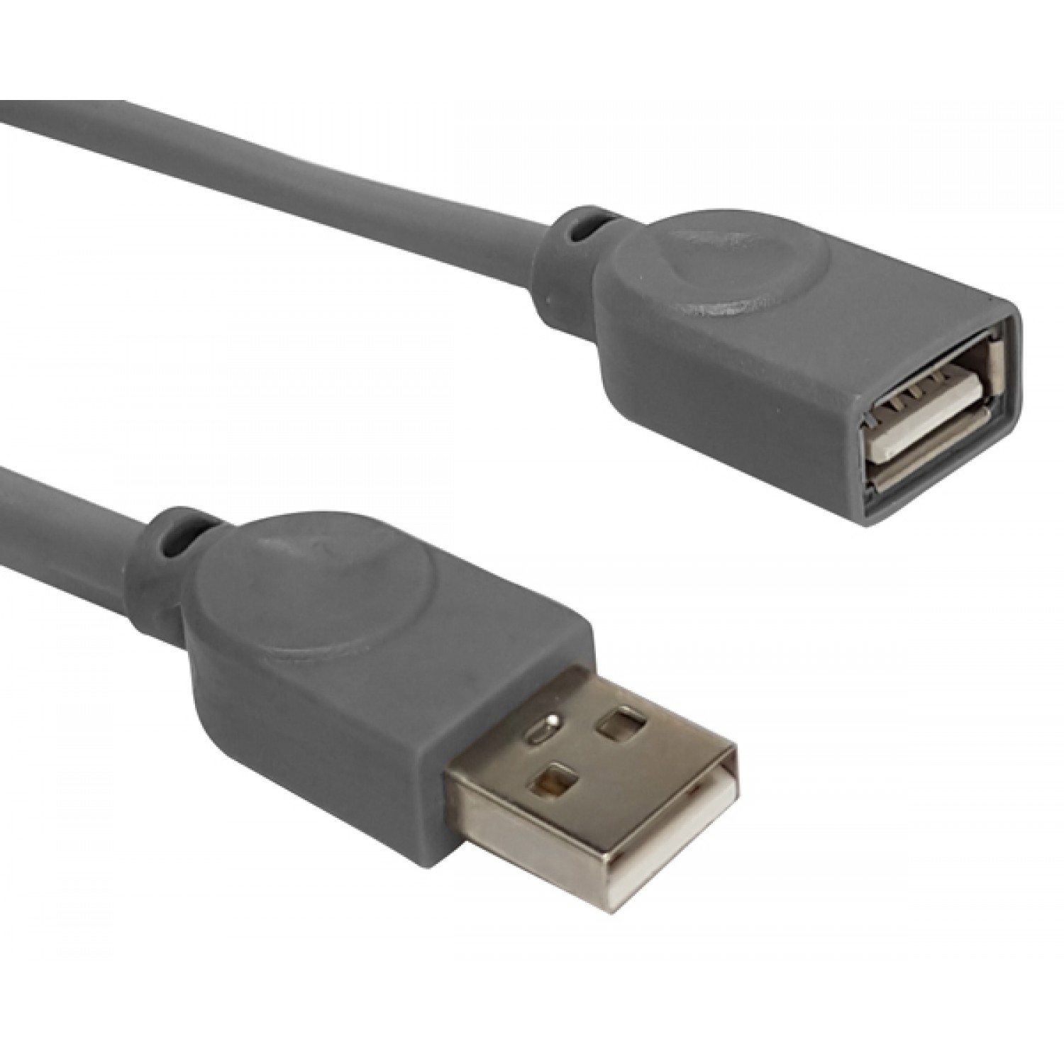 POWERTECH καλώδιο USB 2.0 αρσενικό σε θηλυκό CAB-U145, 1.5m, γκρι POWERTECH καλώδιο USB 2.0 αρσενικό σε θηλυκό CAB-U145, 1.5m, γκρι