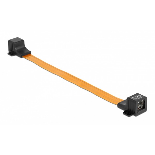 DELOCK καλώδιο δικτύου 87031, RJ45 FPC θηλυκό, ultra slim, 30cm, κίτρινο DELOCK καλώδιο δικτύου 87031, RJ45 FPC θηλυκό, ultra slim, 30cm, κίτρινο