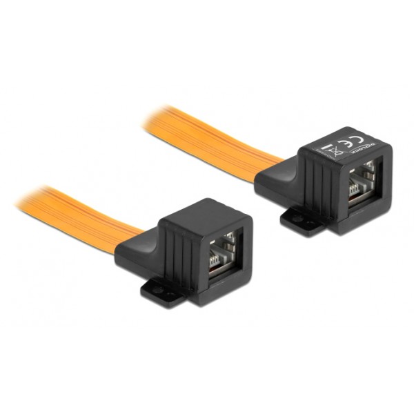 DELOCK καλώδιο δικτύου 87031, RJ45 FPC θηλυκό, ultra slim, 30cm, κίτρινο DELOCK καλώδιο δικτύου 87031, RJ45 FPC θηλυκό, ultra slim, 30cm, κίτρινο