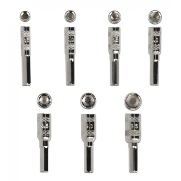 DELOCK σετ κατσαβιδιών 90551, hexagonal 2.5 - 5.5mm, 8τμχ DELOCK σετ κατσαβιδιών 90551, hexagonal 2.5 - 5.5mm, 8τμχ