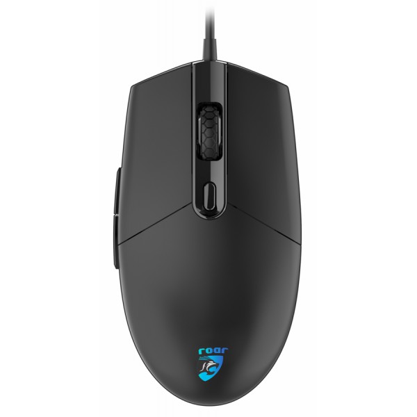 ROAR ενσύρματο gaming ποντίκι RR-0012, oπτικό, 6400DPI, 6 πλήκτρα, μαύρο ROAR ενσύρματο gaming ποντίκι RR-0012, oπτικό, 6400DPI, 6 πλήκτρα, μαύρο