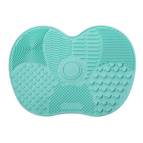 ROXXANI ανάγλυφη σιλικόνη καθαρισμού πινέλων μακιγιάζ BTHU-0019, πράσινη