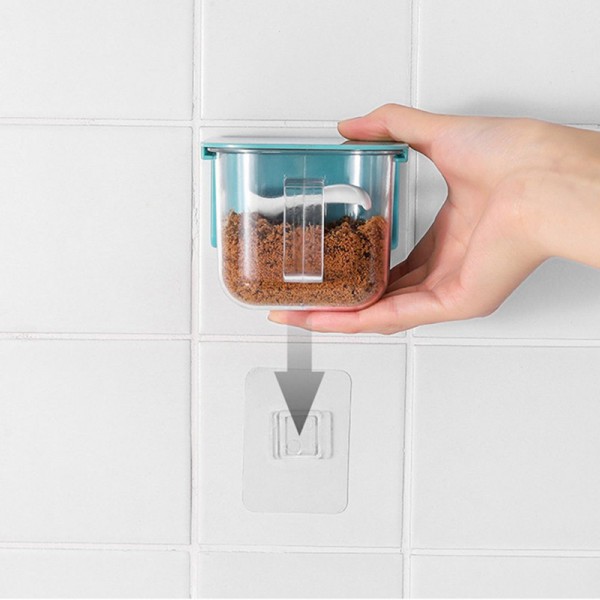 Δοχείο αποθήκευσης μπαχαρικών HUH-0053, με κουταλάκι, 420ml, γαλάζιο Δοχείο αποθήκευσης μπαχαρικών HUH-0053, με κουταλάκι, 420ml, γαλάζιο