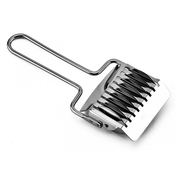 Κόφτης λαχανικών-ζύμης HUH-0055, ανοξείδωτος, ασημί