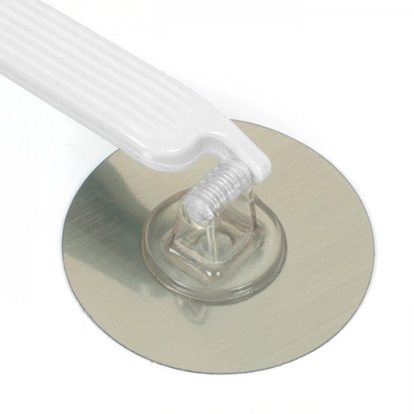 Κρεμάστρα τοίχου για κουζίνα-μπάνιο BTHU-0013, 29 x 6cm, λευκή Κρεμάστρα τοίχου για κουζίνα-μπάνιο BTHU-0013, 29 x 6cm, λευκή