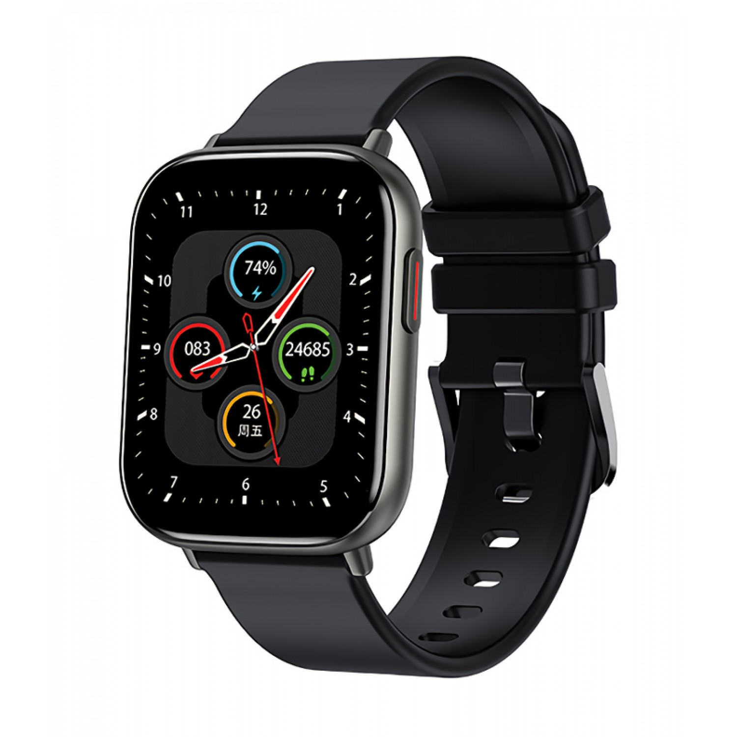 HIFUTURE smartwatch FutureFit Ultra, 1.65", IP68, heart rate, μαύρο HIFUTURE smartwatch FutureFit Ultra, 1.65", IP68, heart rate, μαύρο