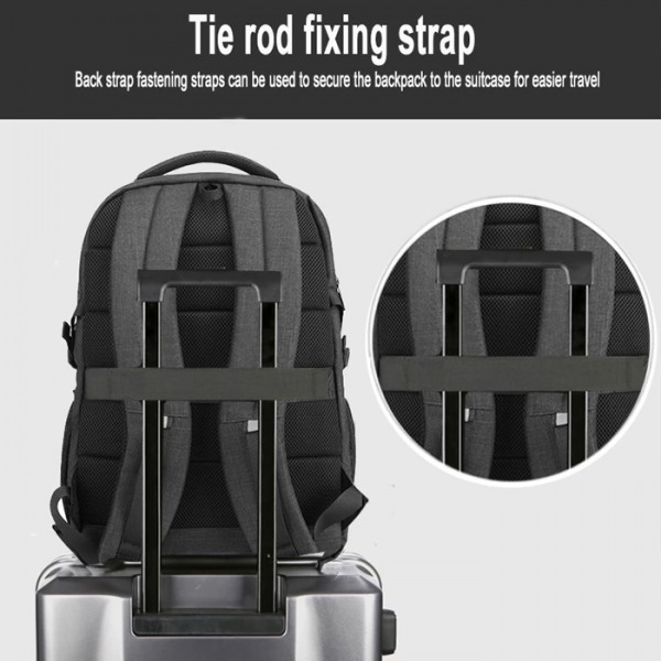 GOLDEN WOLF τσάντα πλάτης GB00370, με θήκη laptop 15.6", 25L, μαύρη GOLDEN WOLF τσάντα πλάτης GB00370, με θήκη laptop 15.6", 25L, μαύρη