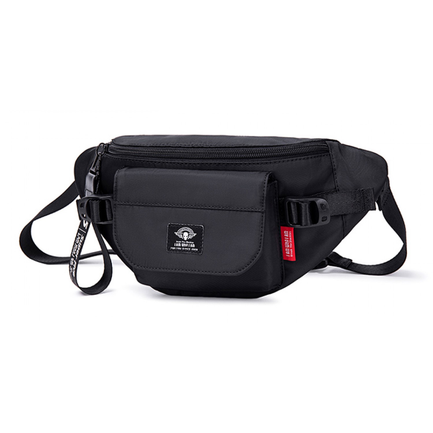 SUPER FIVE τσάντα μέσης FYB00040, μαύρη