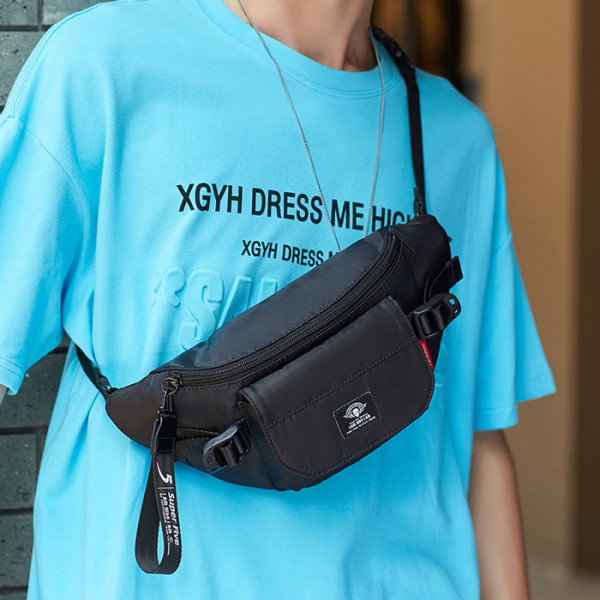 SUPER FIVE τσάντα μέσης FYB00040, μαύρη