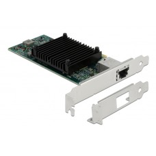 DELOCK κάρτα επέκτασης PCIe x8 σε RJ45, 10 Gbps, low profile