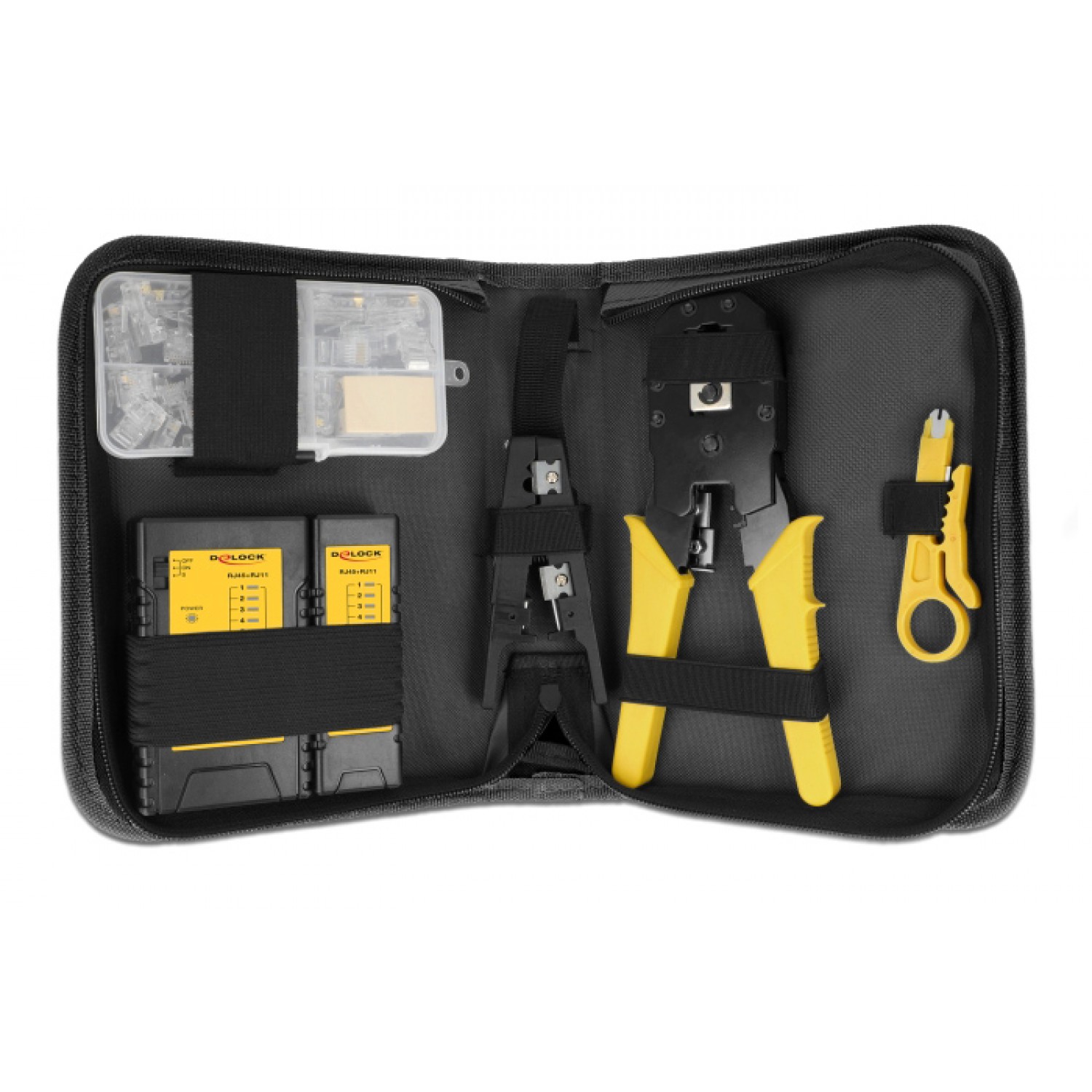 DELOCK σετ εργαλείων δικτύου 86696, για καλώδια RJ45 & RJ11 DELOCK σετ εργαλείων δικτύου 86696, για καλώδια RJ45 & RJ11