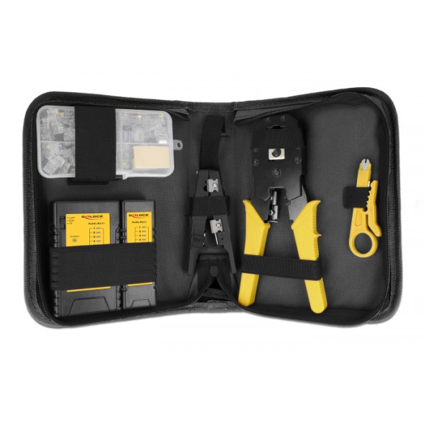 DELOCK σετ εργαλείων δικτύου 86696, για καλώδια RJ45 & RJ11 DELOCK σετ εργαλείων δικτύου 86696, για καλώδια RJ45 & RJ11