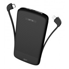 SILICON POWER power bank QP75, 10000mAh, 4x output, 3A, μαύρο